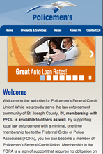 Policemen's Federal Credit Union - Mobile Website